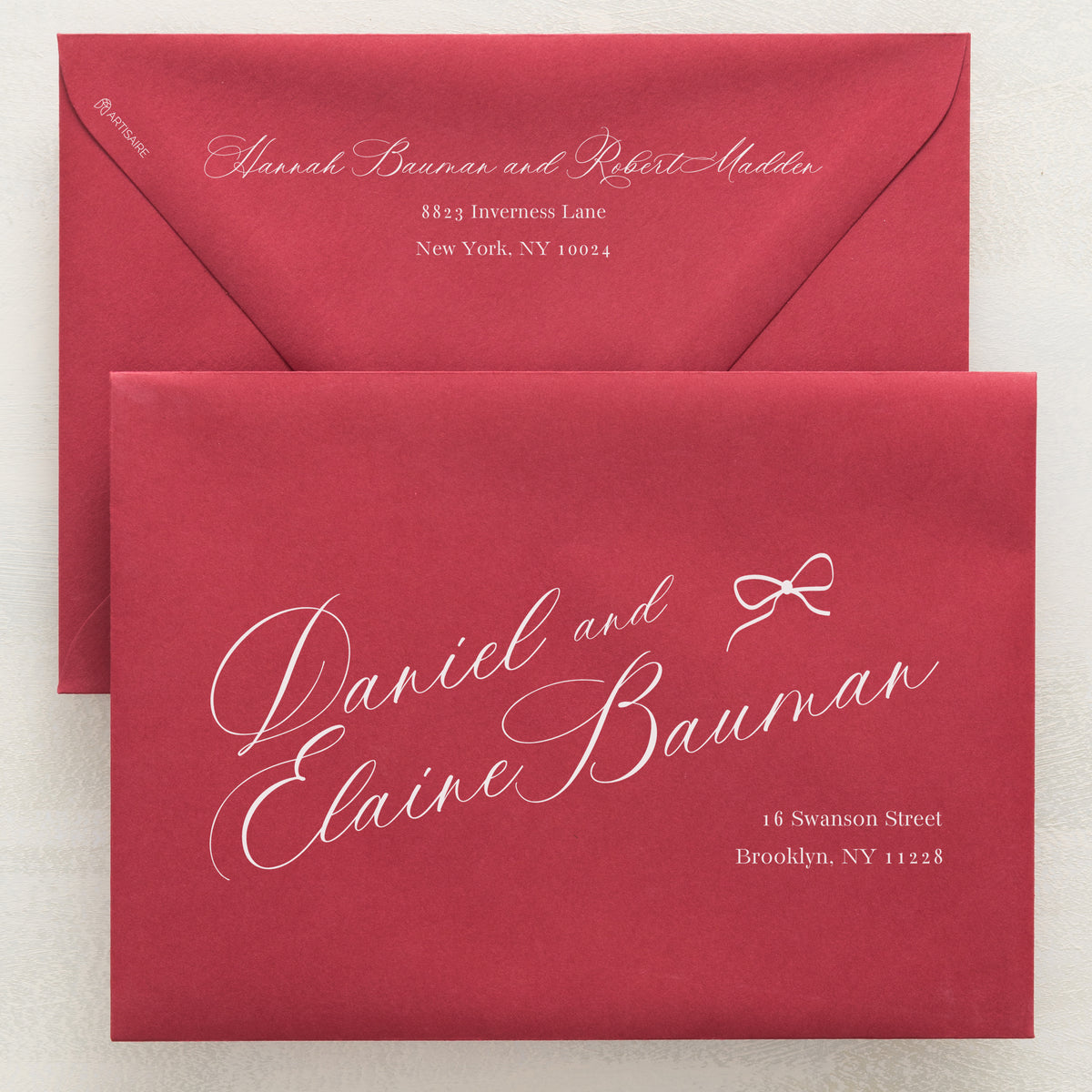 Knotted and Nice Addressed Envelopes