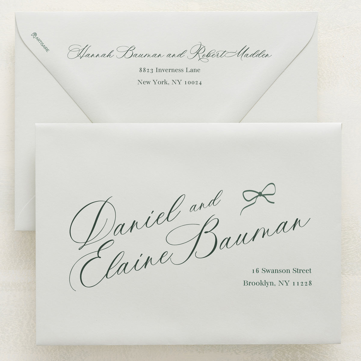 Knotted and Nice Addressed Envelopes