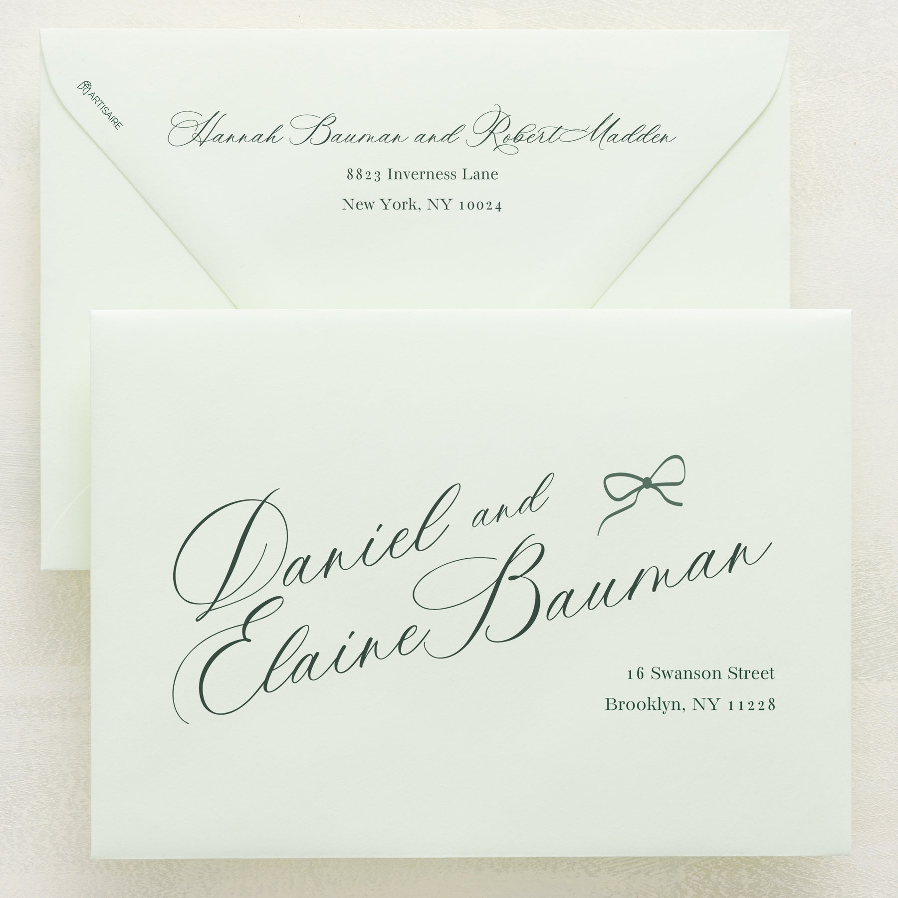 Knotted and Nice Addressed Envelopes