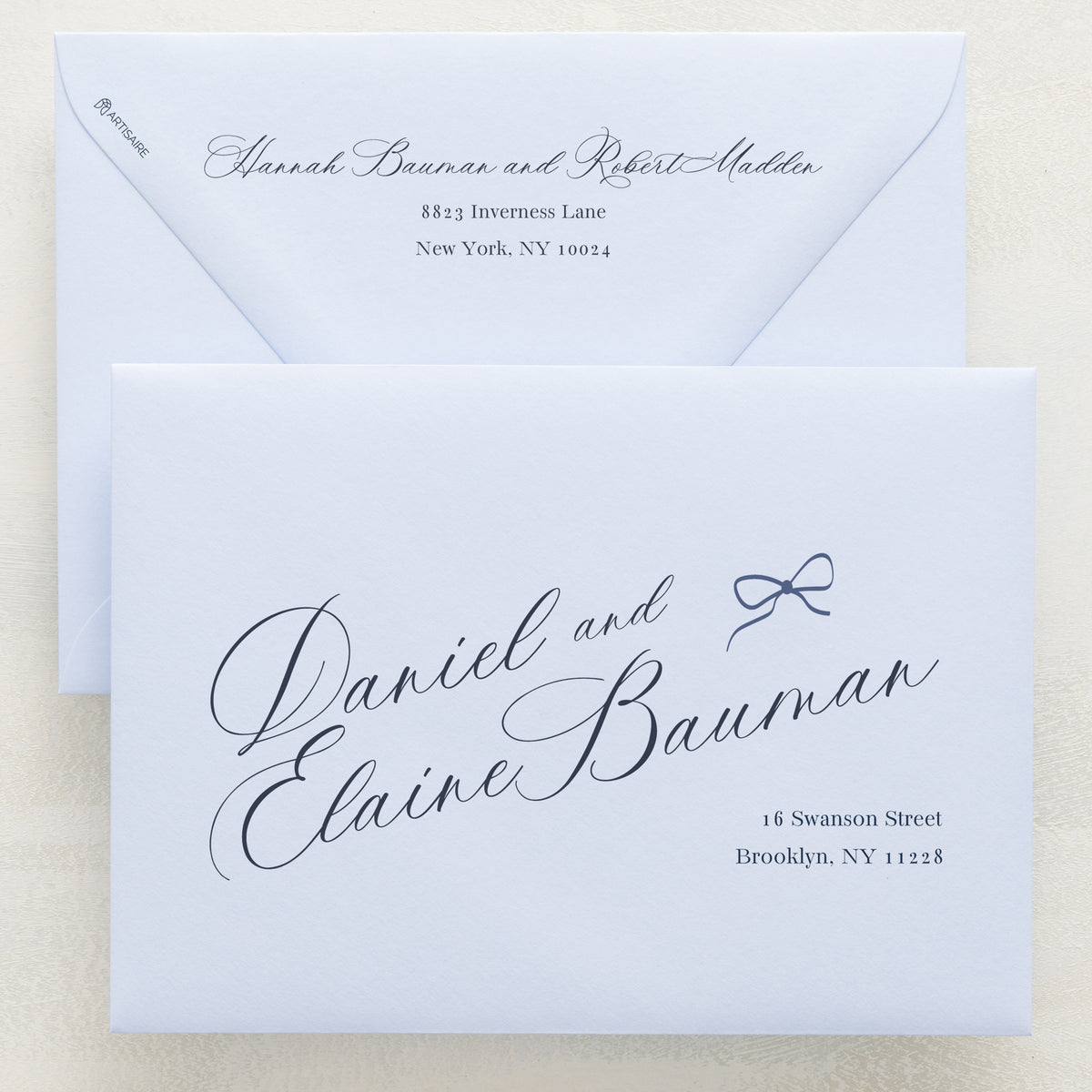 Knotted and Nice Addressed Envelopes