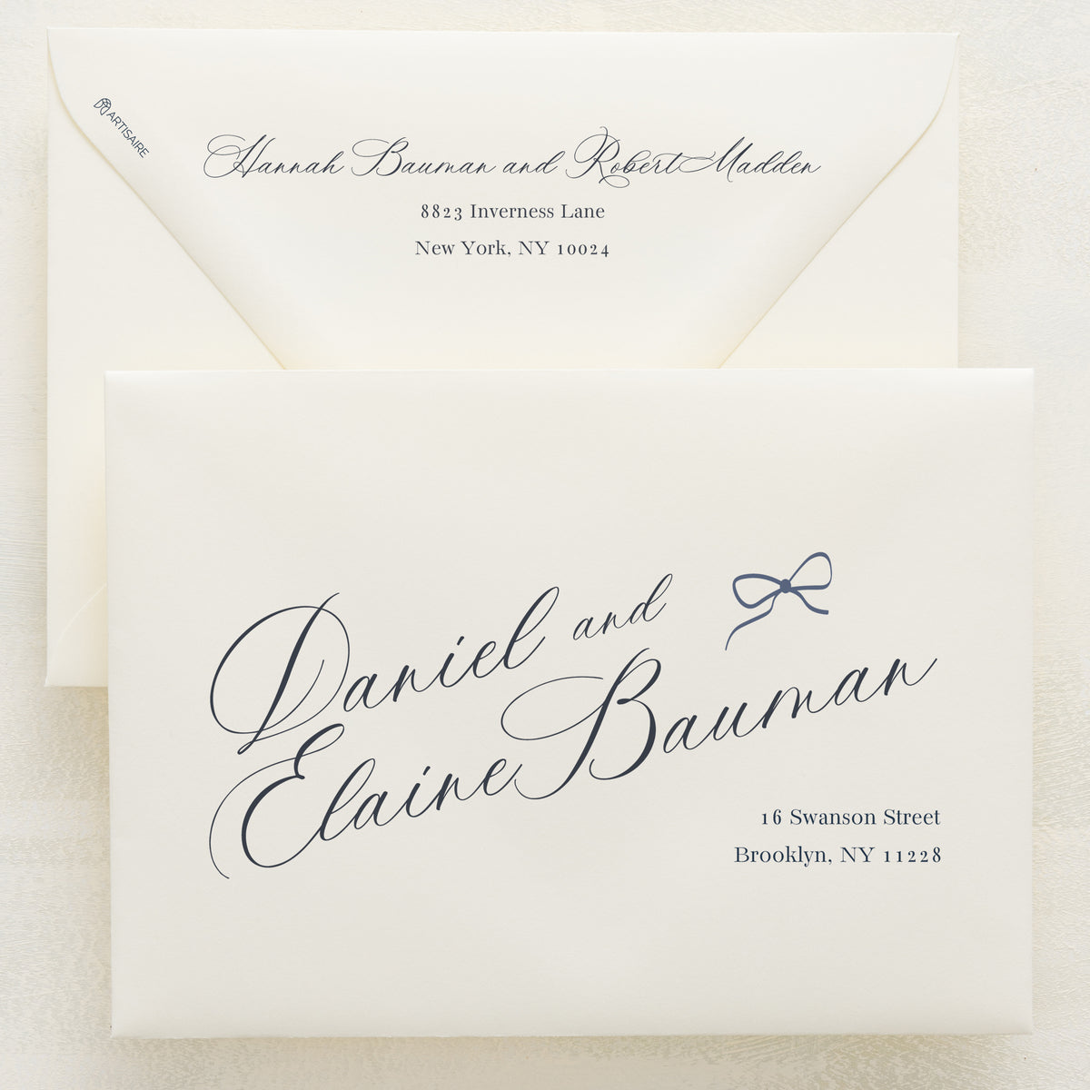 Knotted and Nice Addressed Envelopes