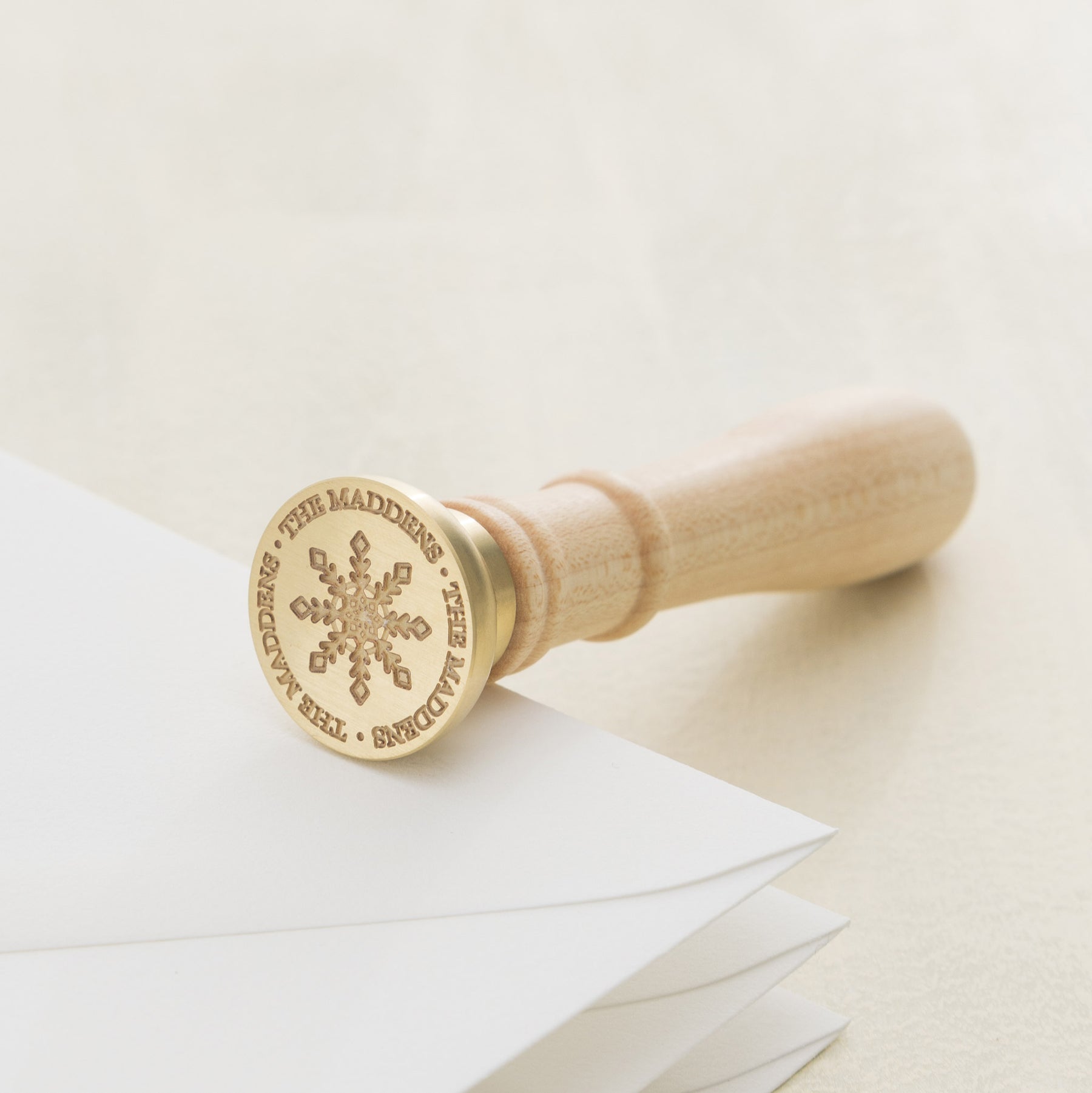 Snowflake Serenade Personalized Wax Stamp