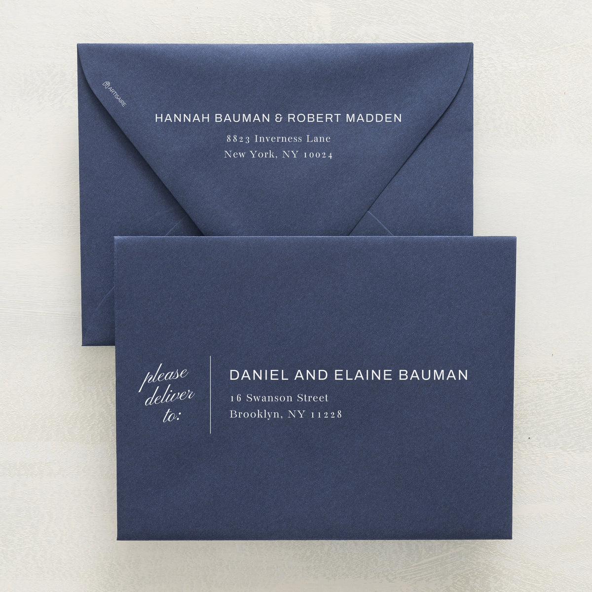 Family Traditions Addressed Envelopes