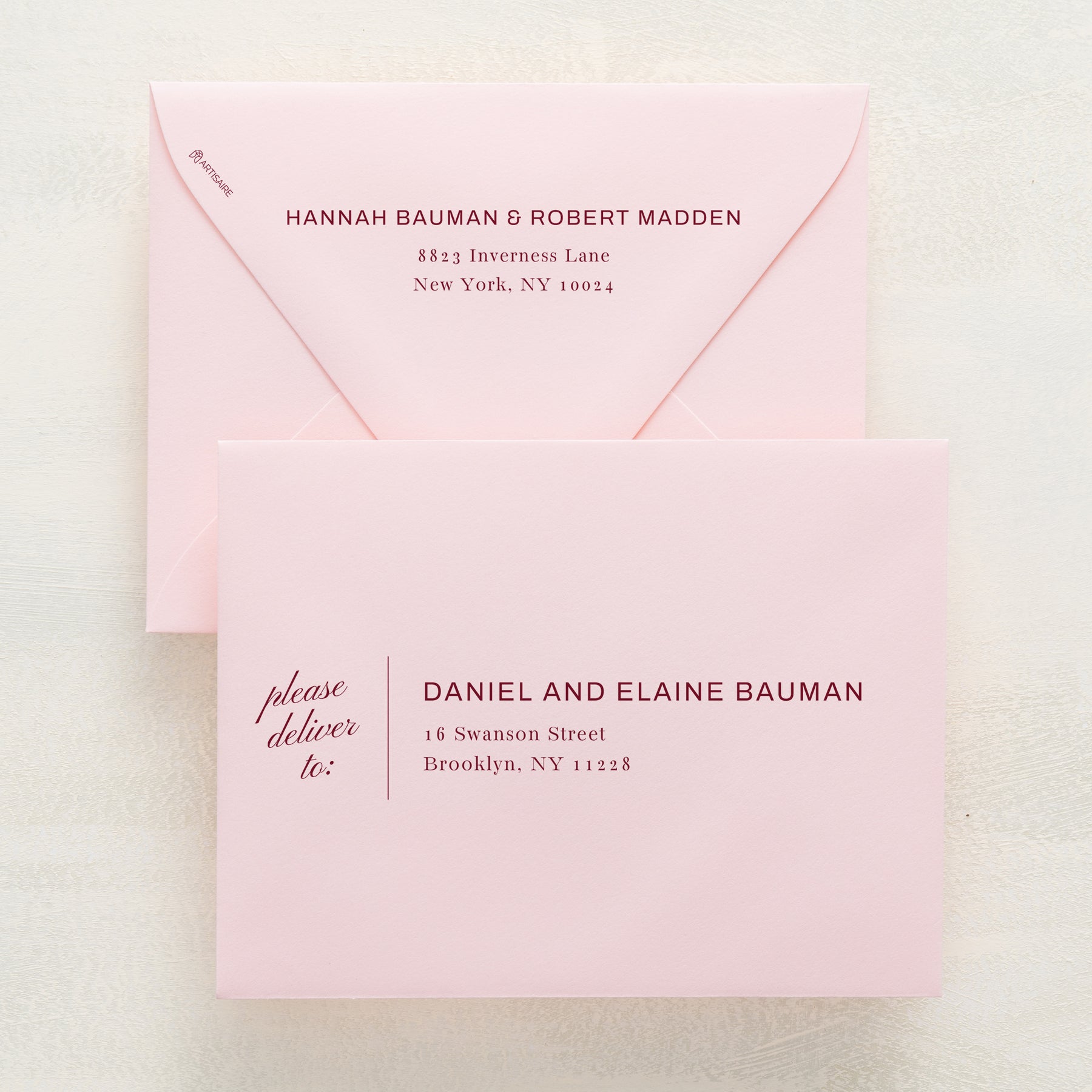 Family Traditions Addressed Envelopes