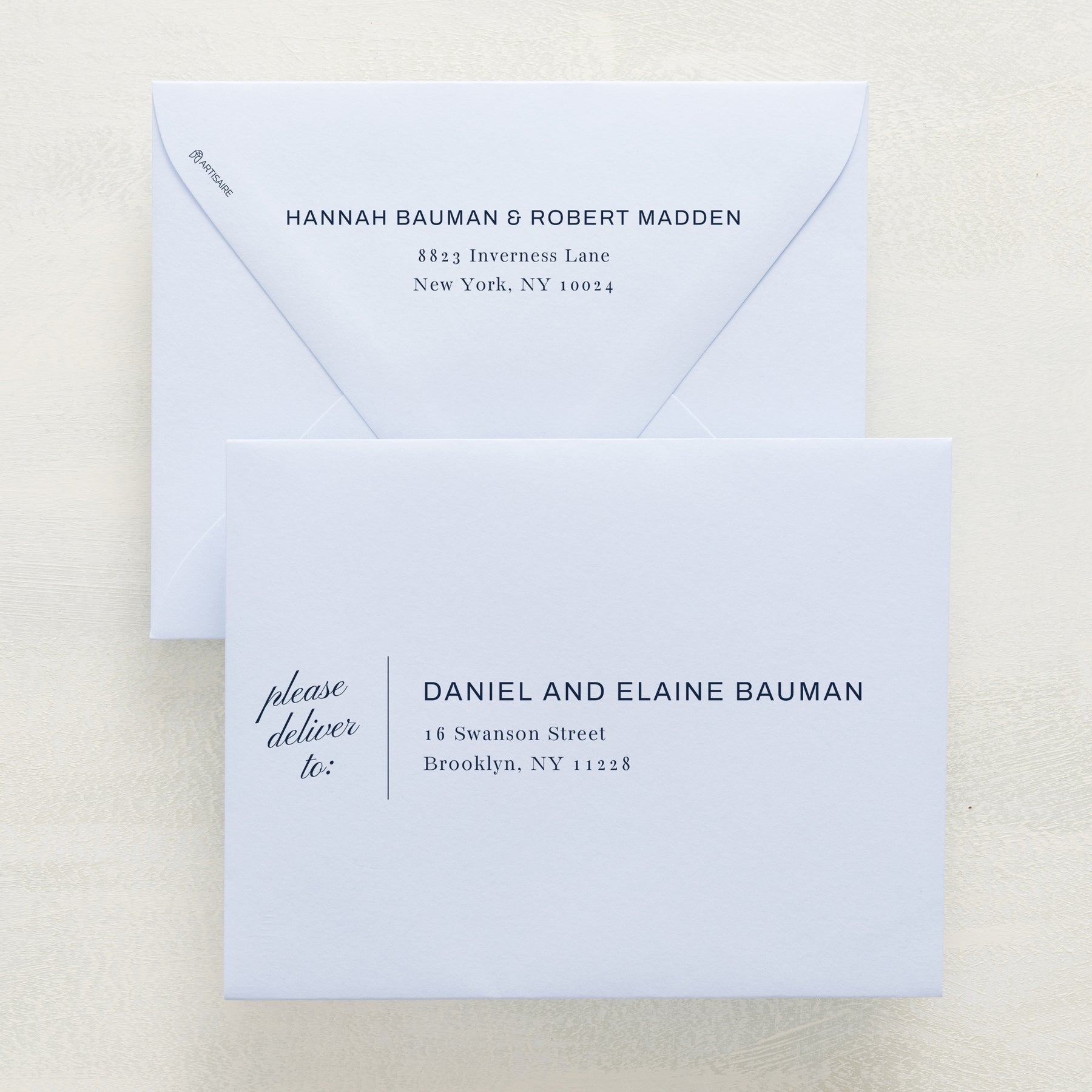 Family Traditions Addressed Envelopes