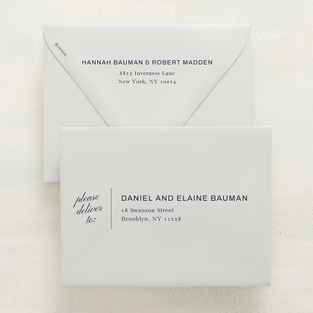 Family Traditions Addressed Envelopes