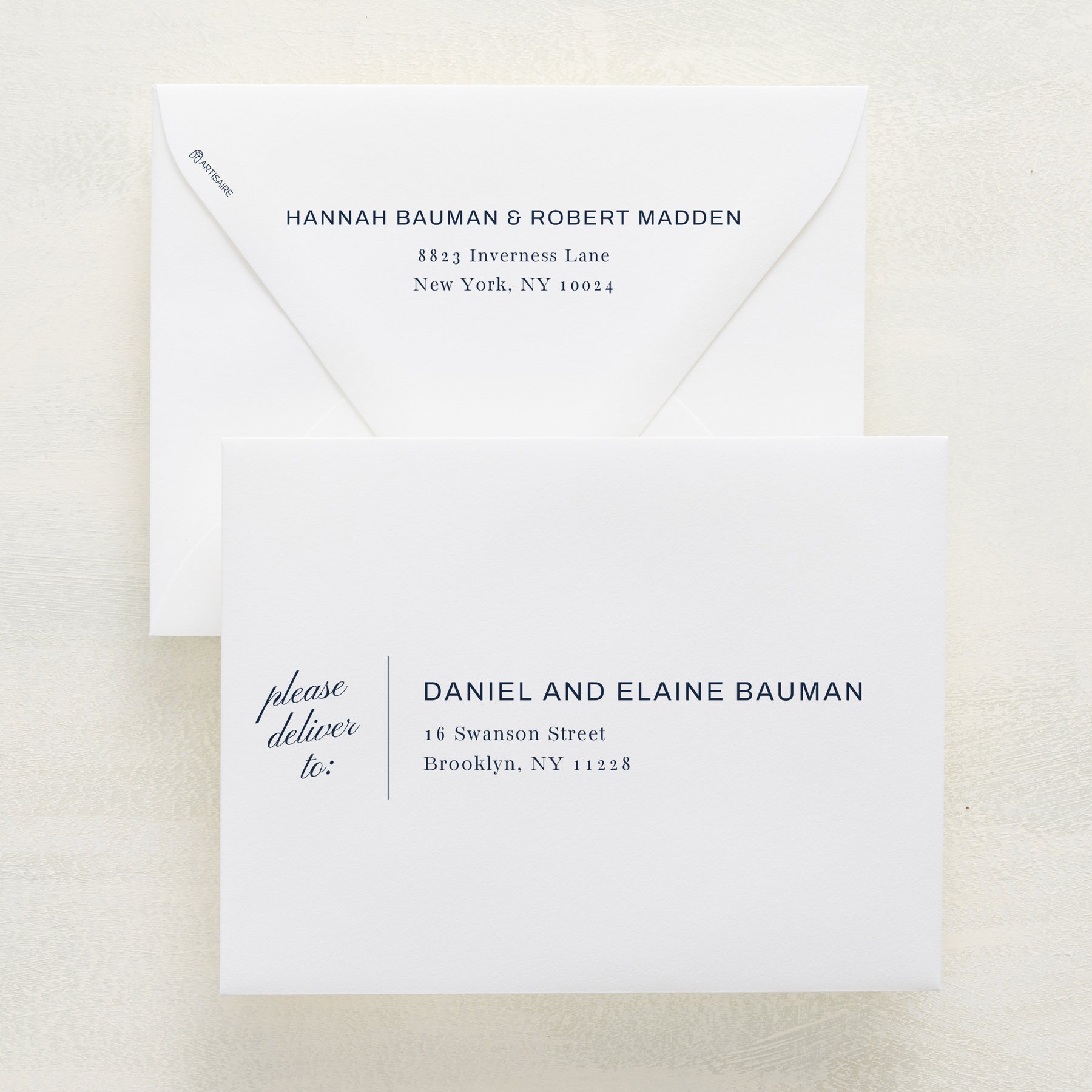 Family Traditions Addressed Envelopes