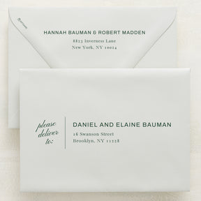 Family Traditions Addressed Envelopes