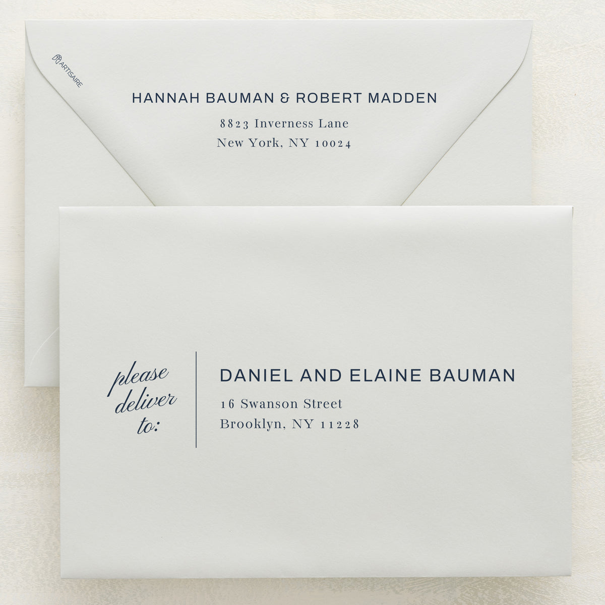 Family Traditions Addressed Envelopes