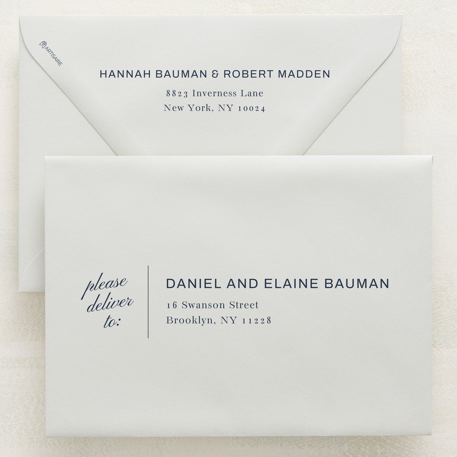 Family Traditions Addressed Envelopes