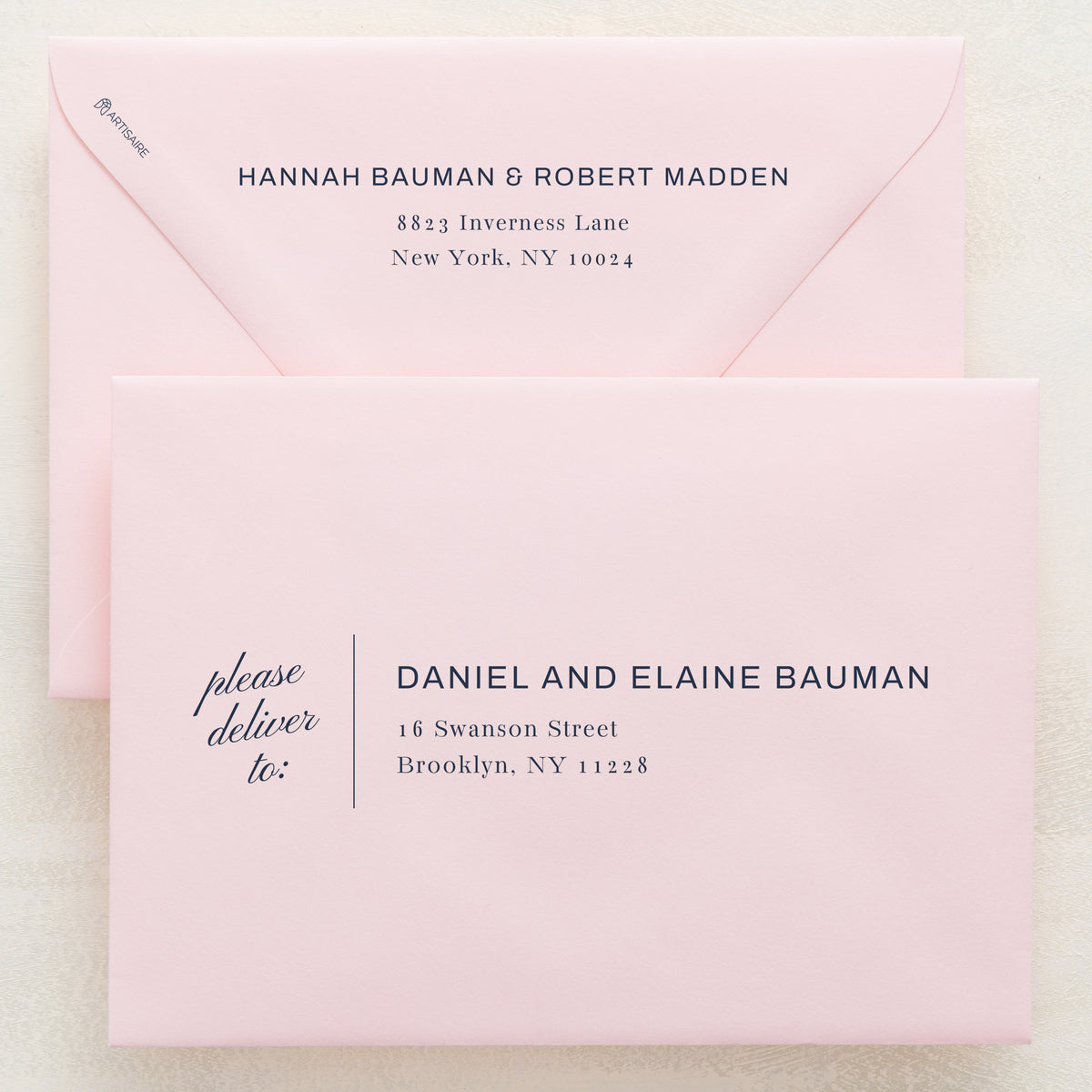 Family Traditions Addressed Envelopes