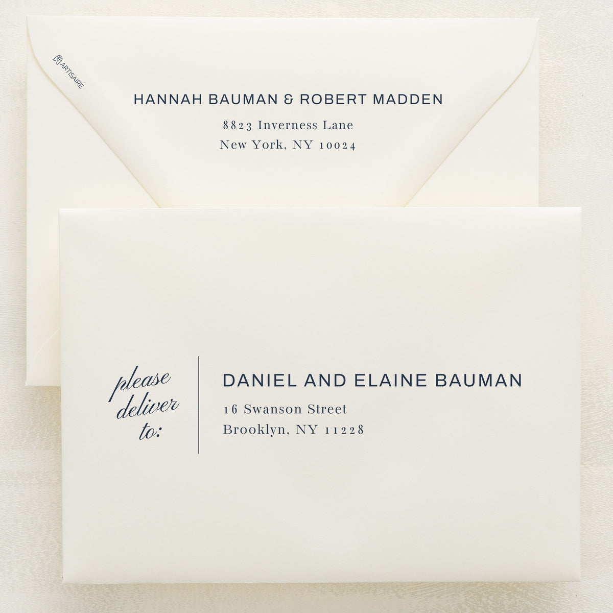 Family Traditions Addressed Envelopes