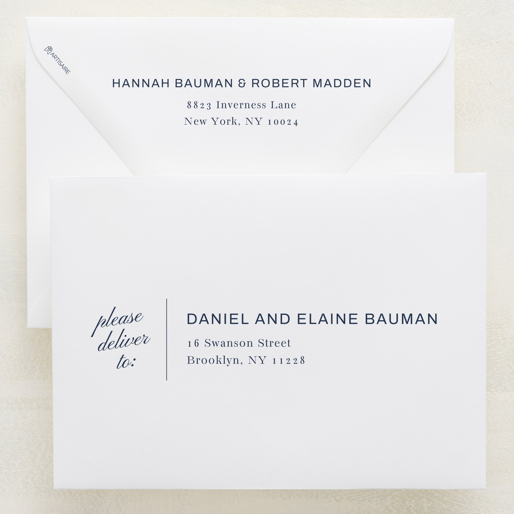 Family Traditions Addressed Envelopes