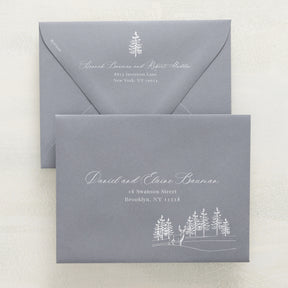 Winter Hideaway Addressed Envelopes