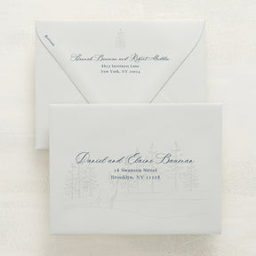 Winter Hideaway Addressed Envelopes