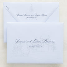 Winter Hideaway Addressed Envelopes