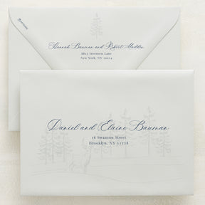 Winter Hideaway Addressed Envelopes