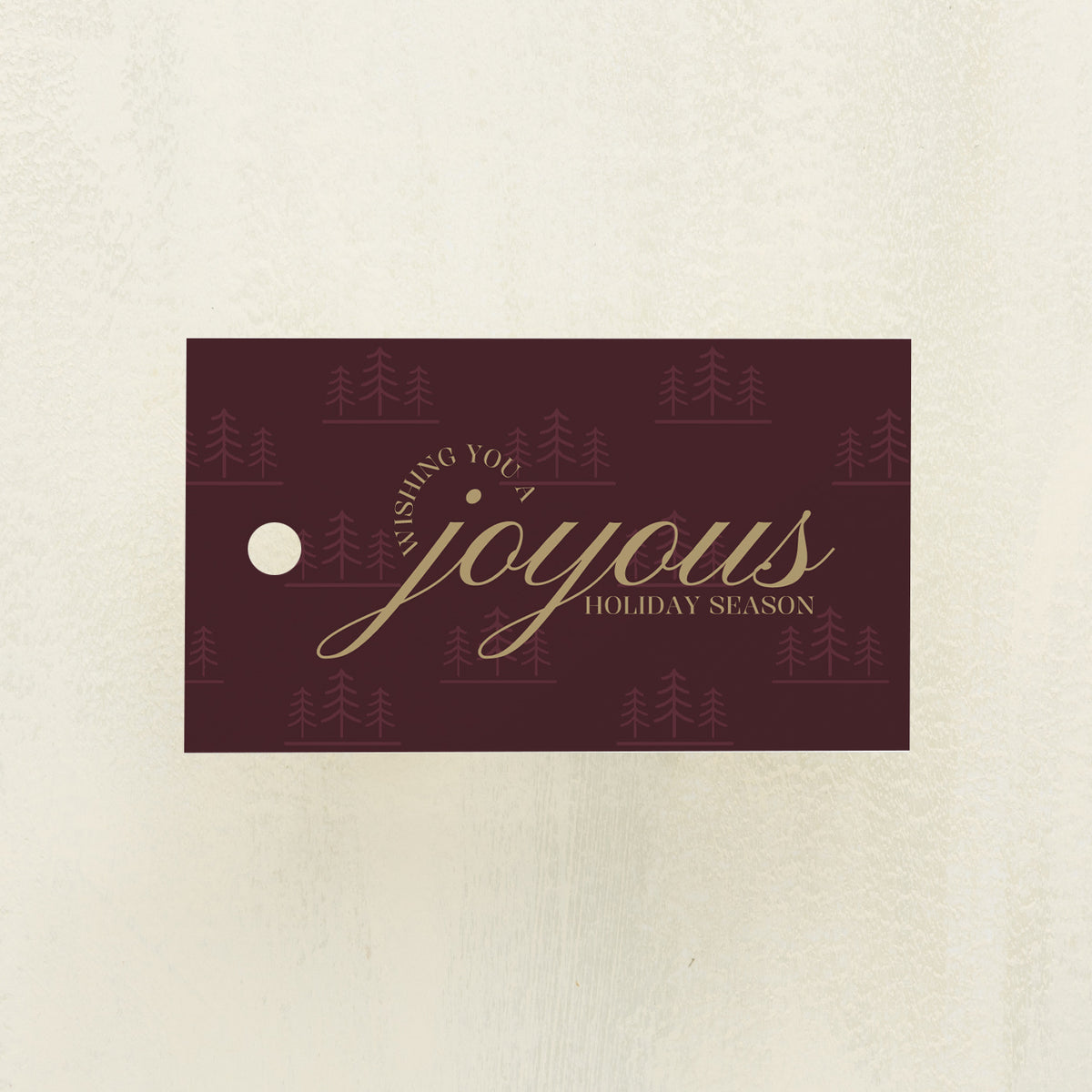 Joyous Pines Gift Tag (20 pack)