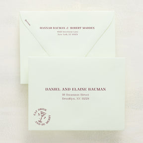 Merriment Addressed Envelopes