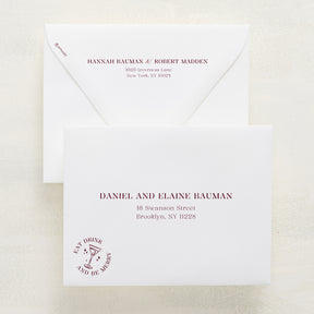 Merriment Addressed Envelopes