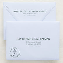 Merriment Addressed Envelopes