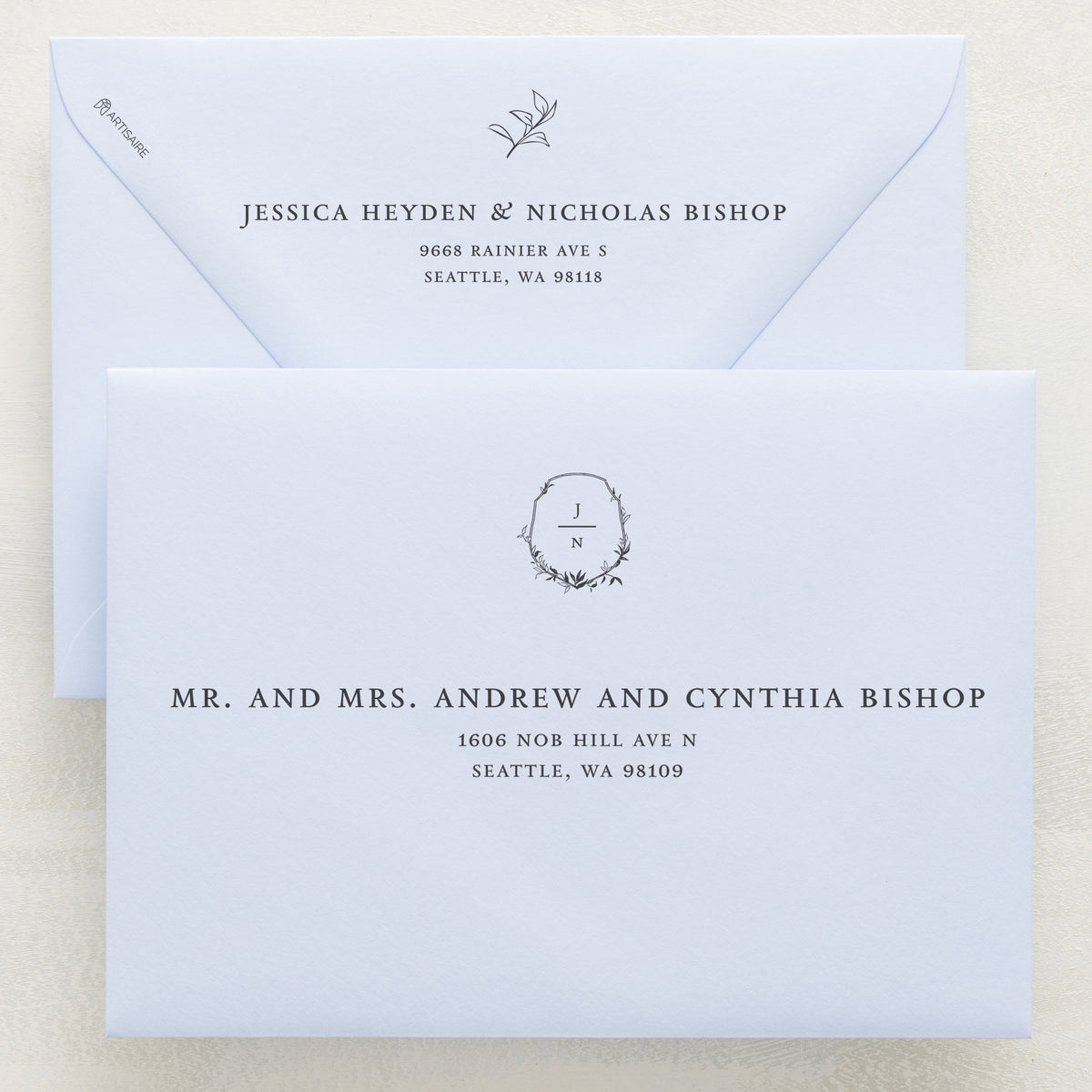 Monarch Addressed Envelopes