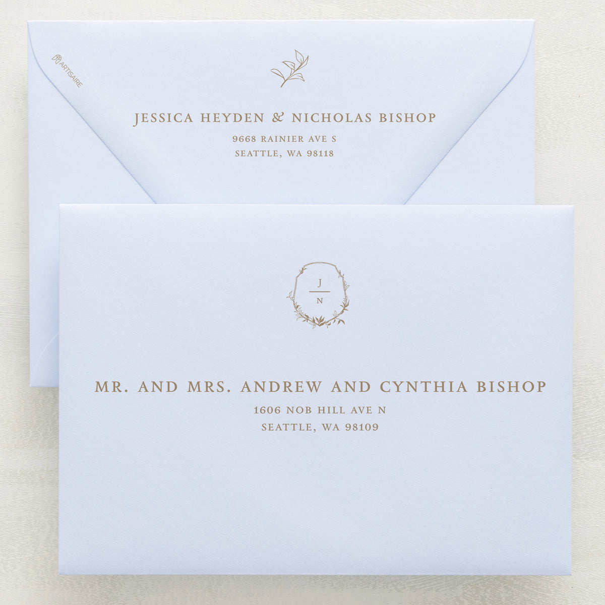 Monarch Addressed Envelopes