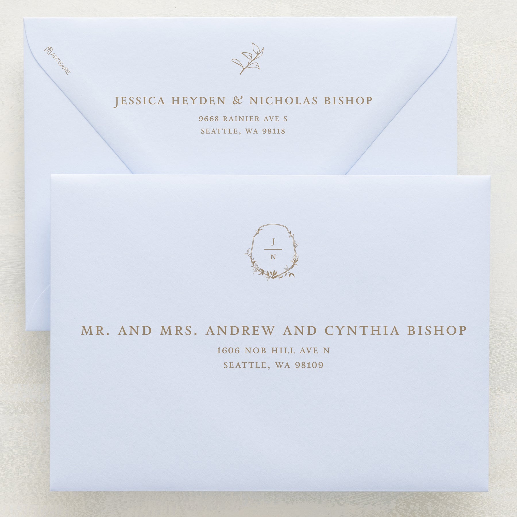 Monarch Addressed Envelopes