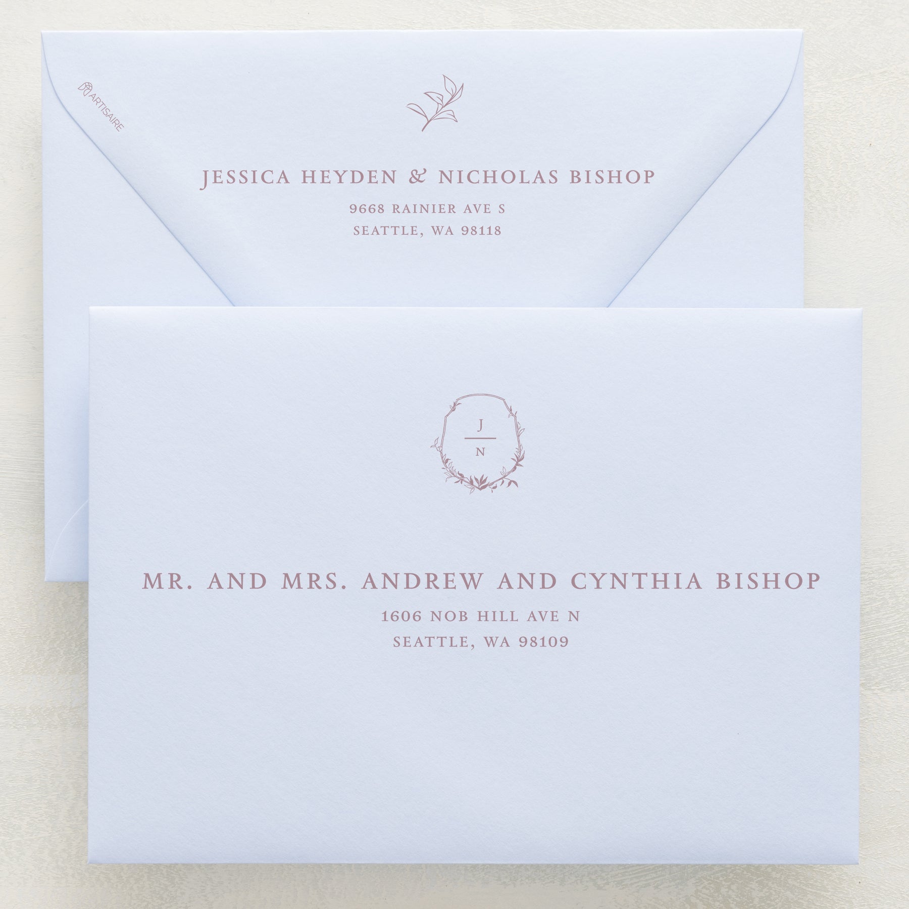 Monarch Addressed Envelopes