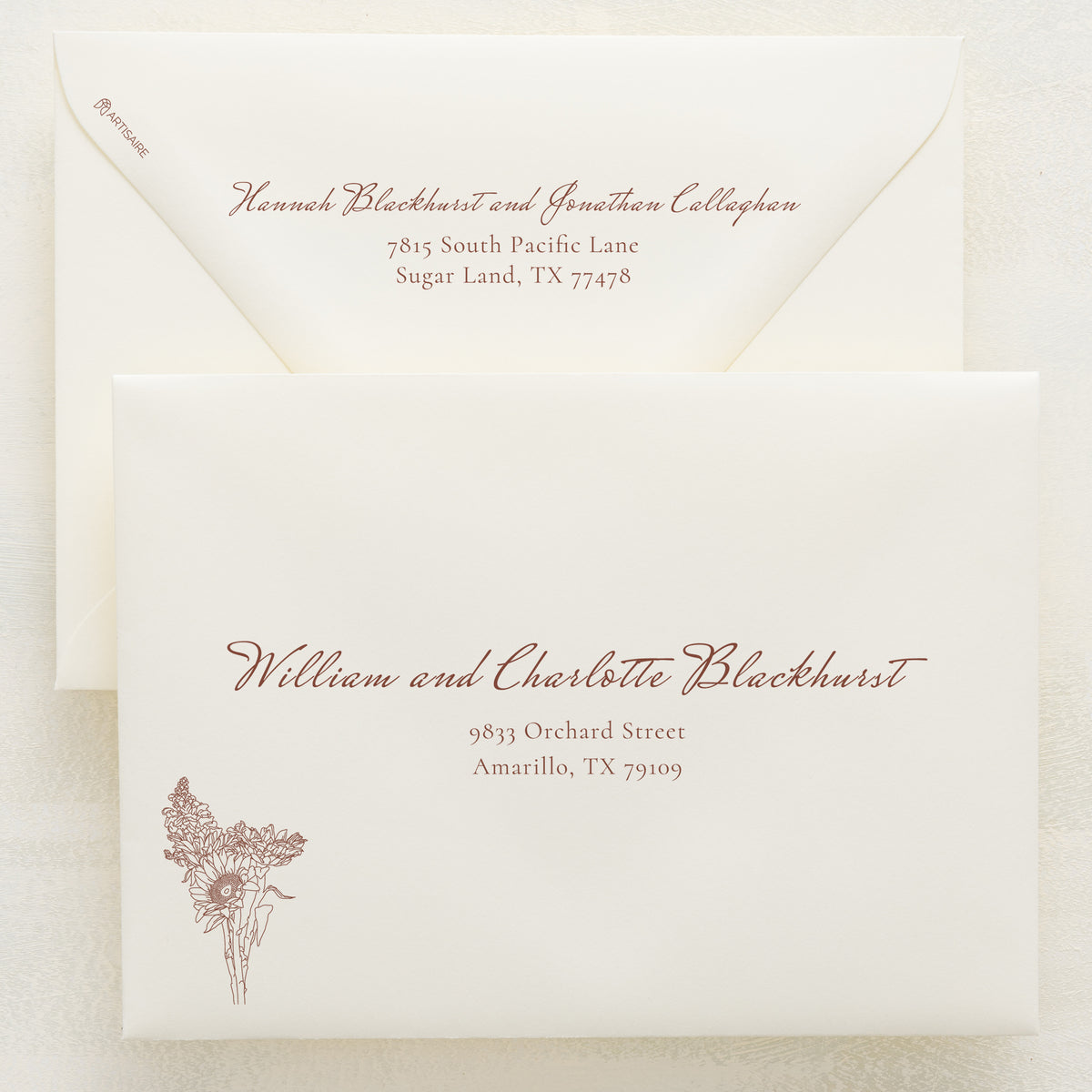 Midsummer Addressed Envelopes