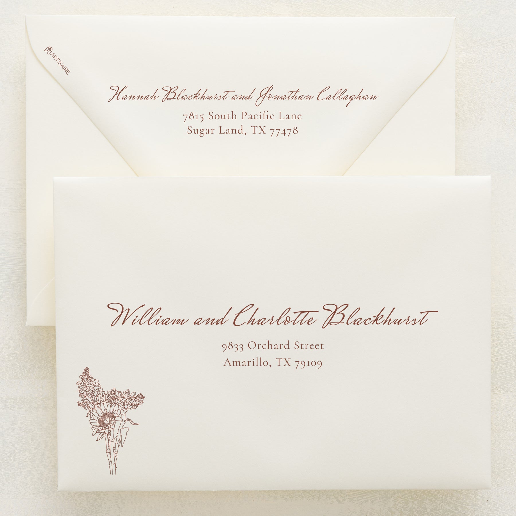 Midsummer Addressed Envelopes