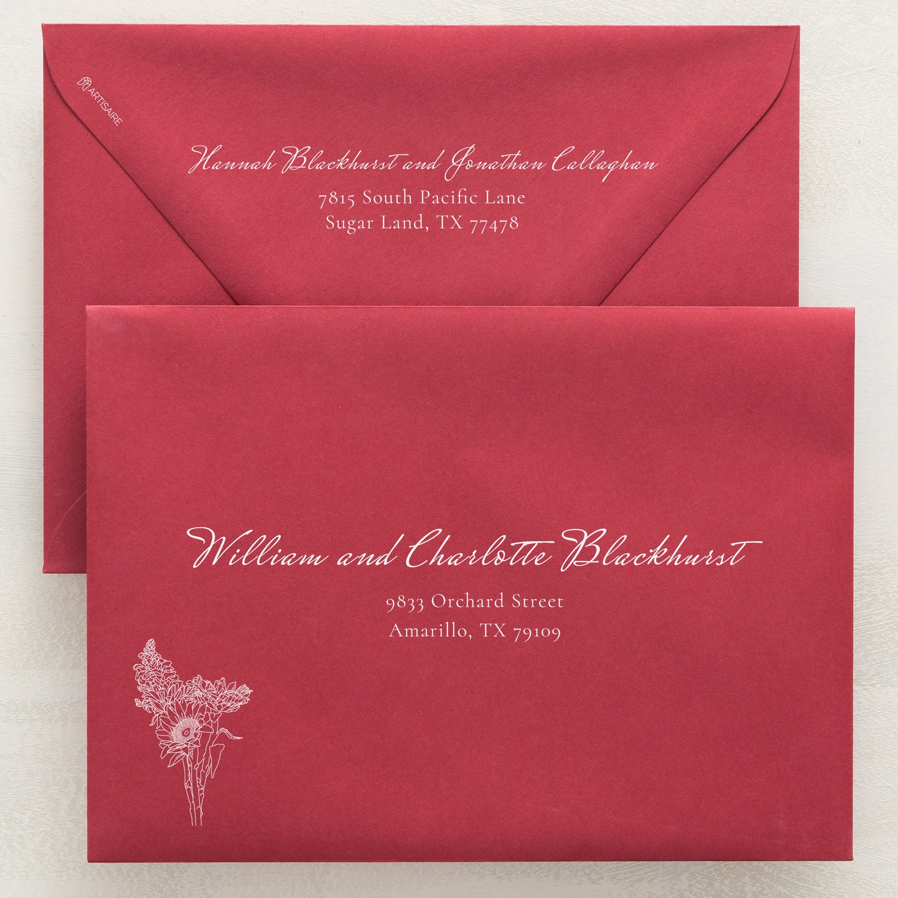 Midsummer Addressed Envelopes