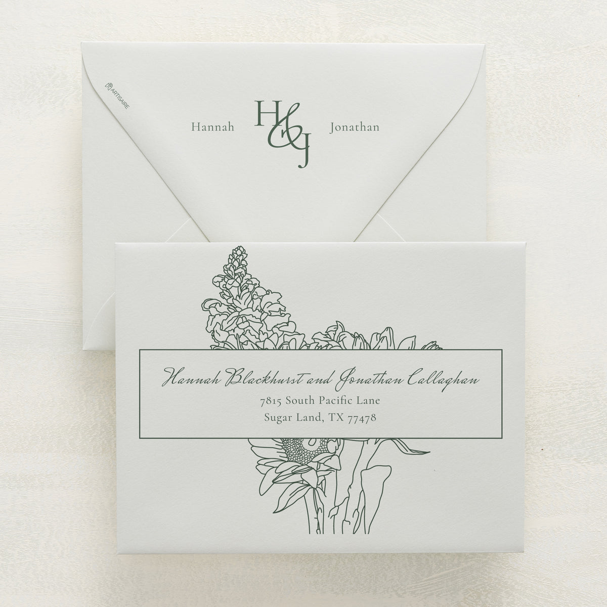 Midsummer Reply Envelopes