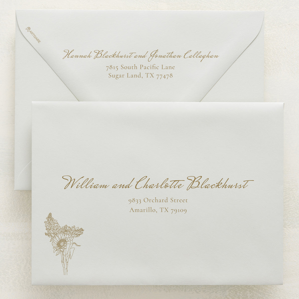 Midsummer Addressed Envelopes