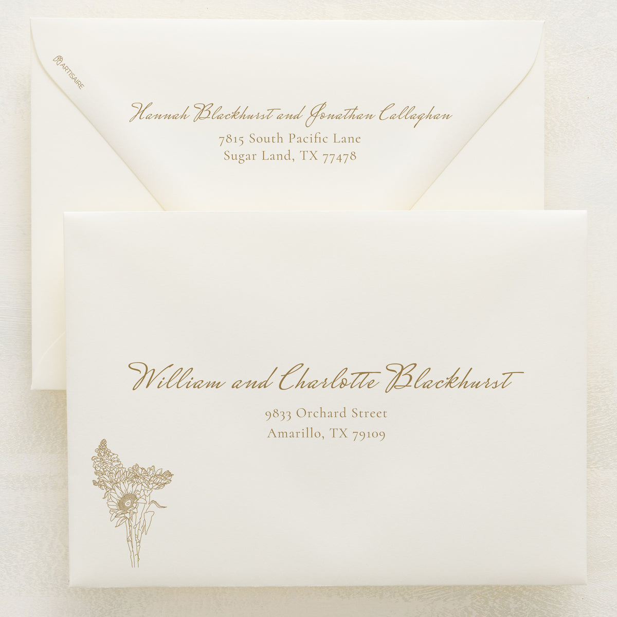 Midsummer Addressed Envelopes