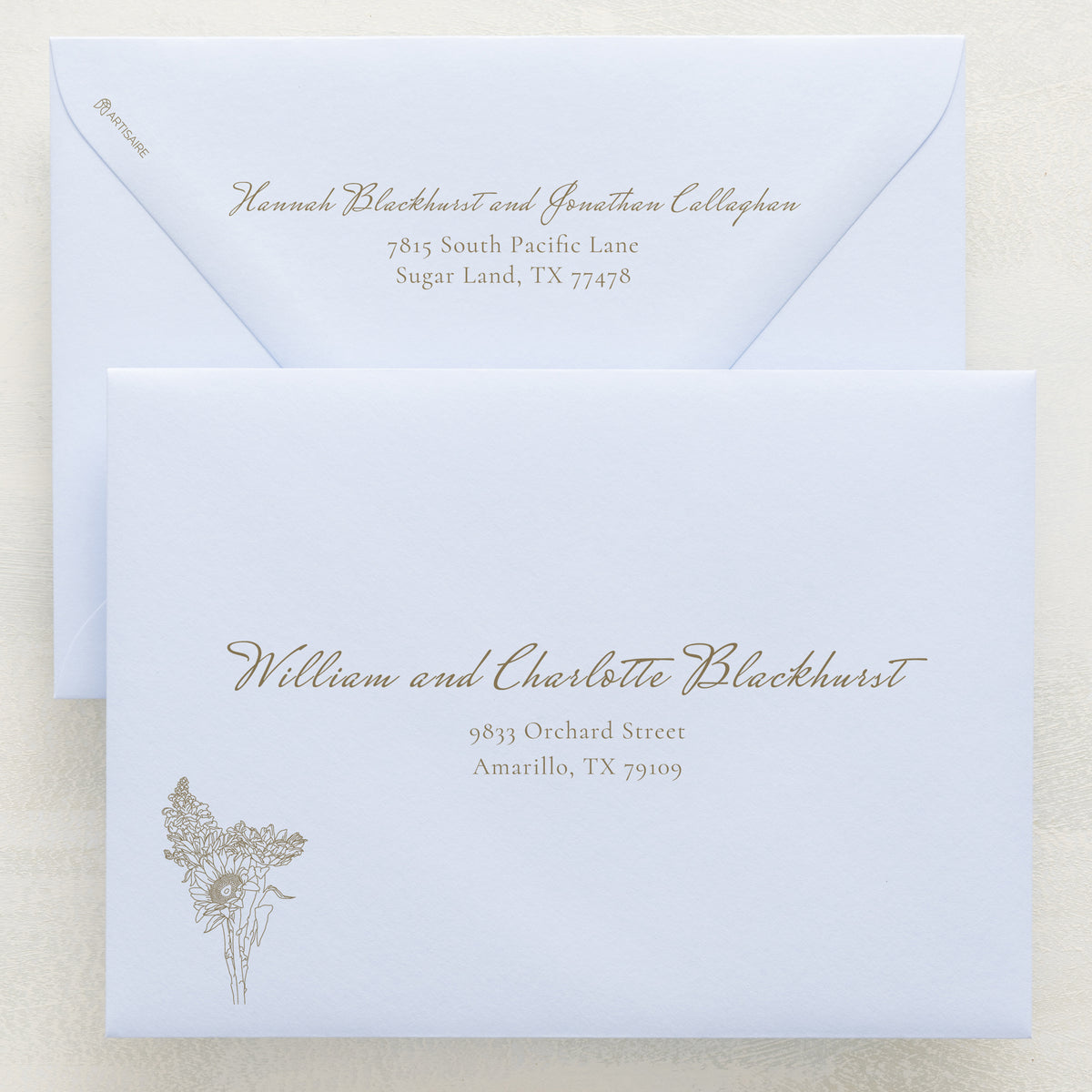 Midsummer Addressed Envelopes