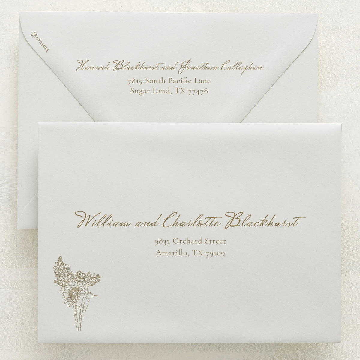 Midsummer Addressed Envelopes