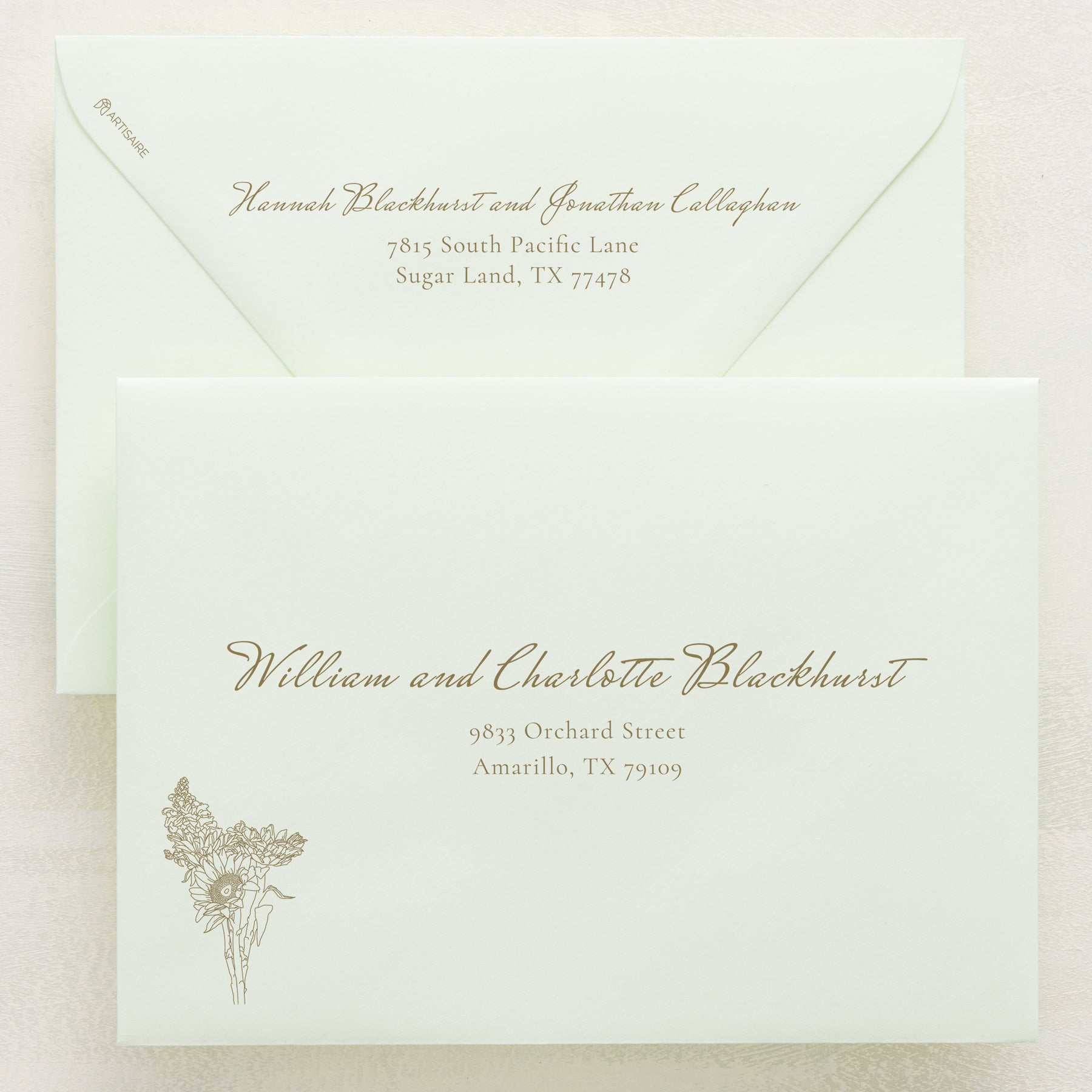 Midsummer Addressed Envelopes