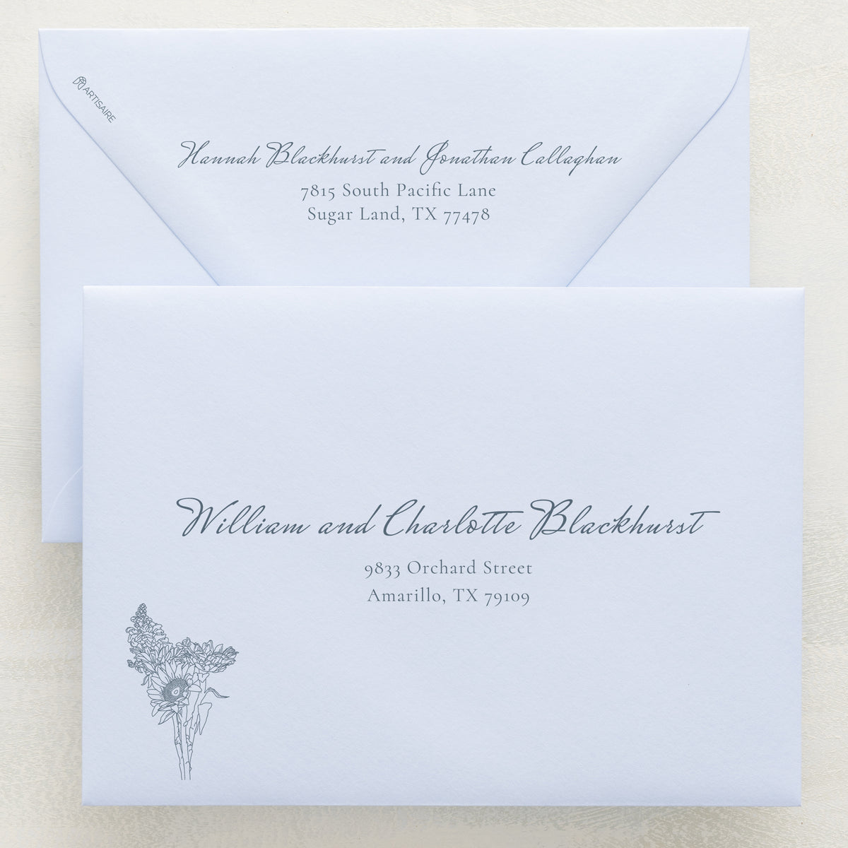 Midsummer Addressed Envelopes