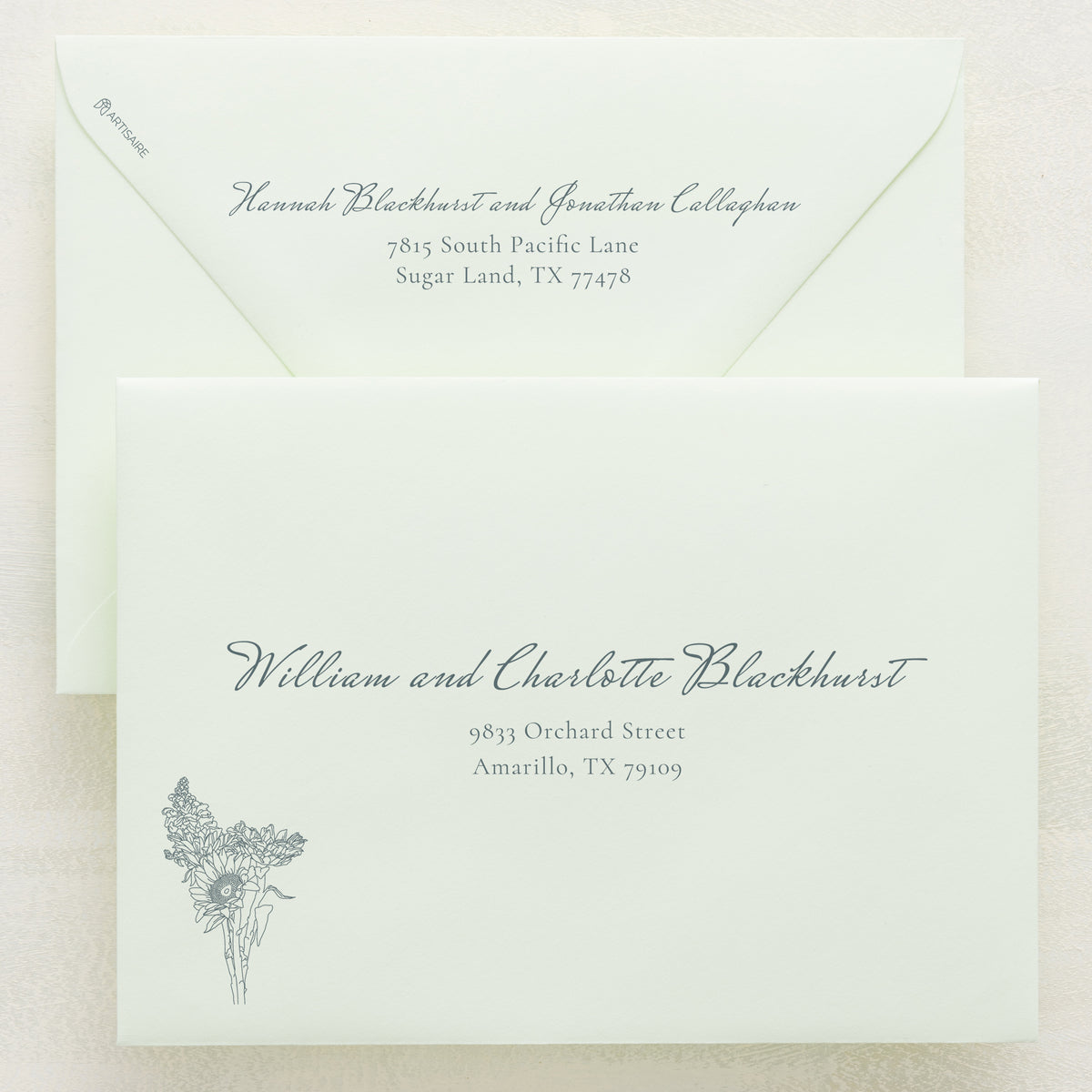 Midsummer Addressed Envelopes