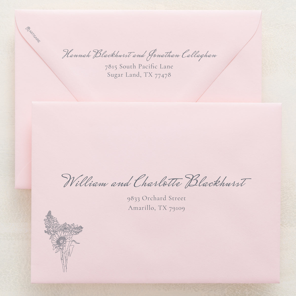 Midsummer Addressed Envelopes