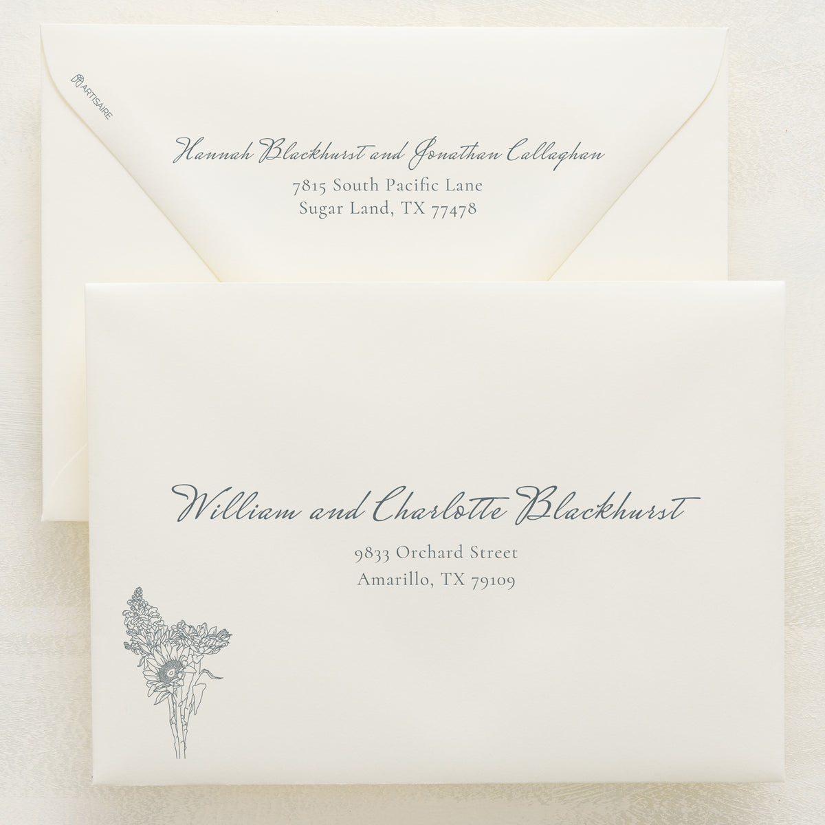 Midsummer Addressed Envelopes