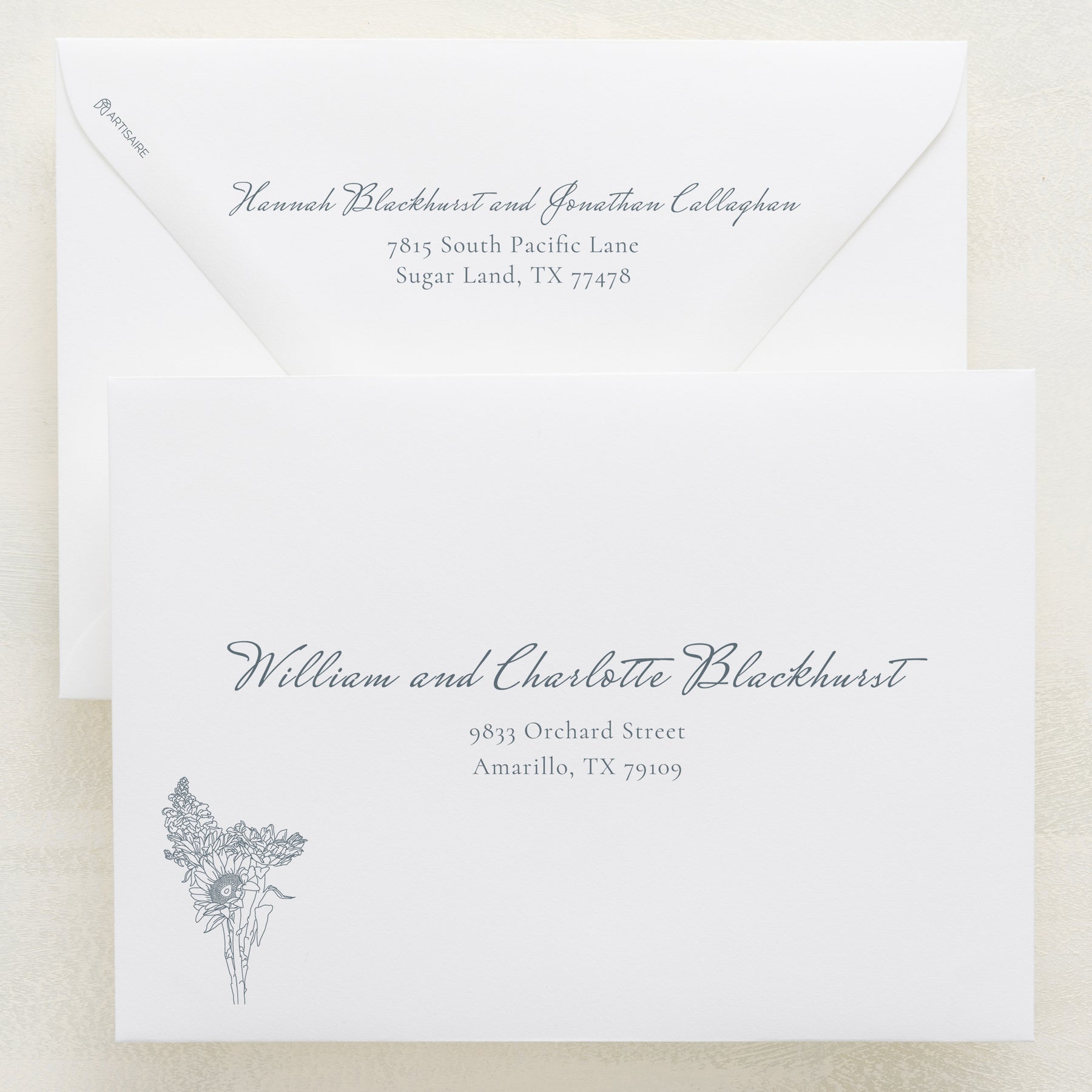 Midsummer Addressed Envelopes