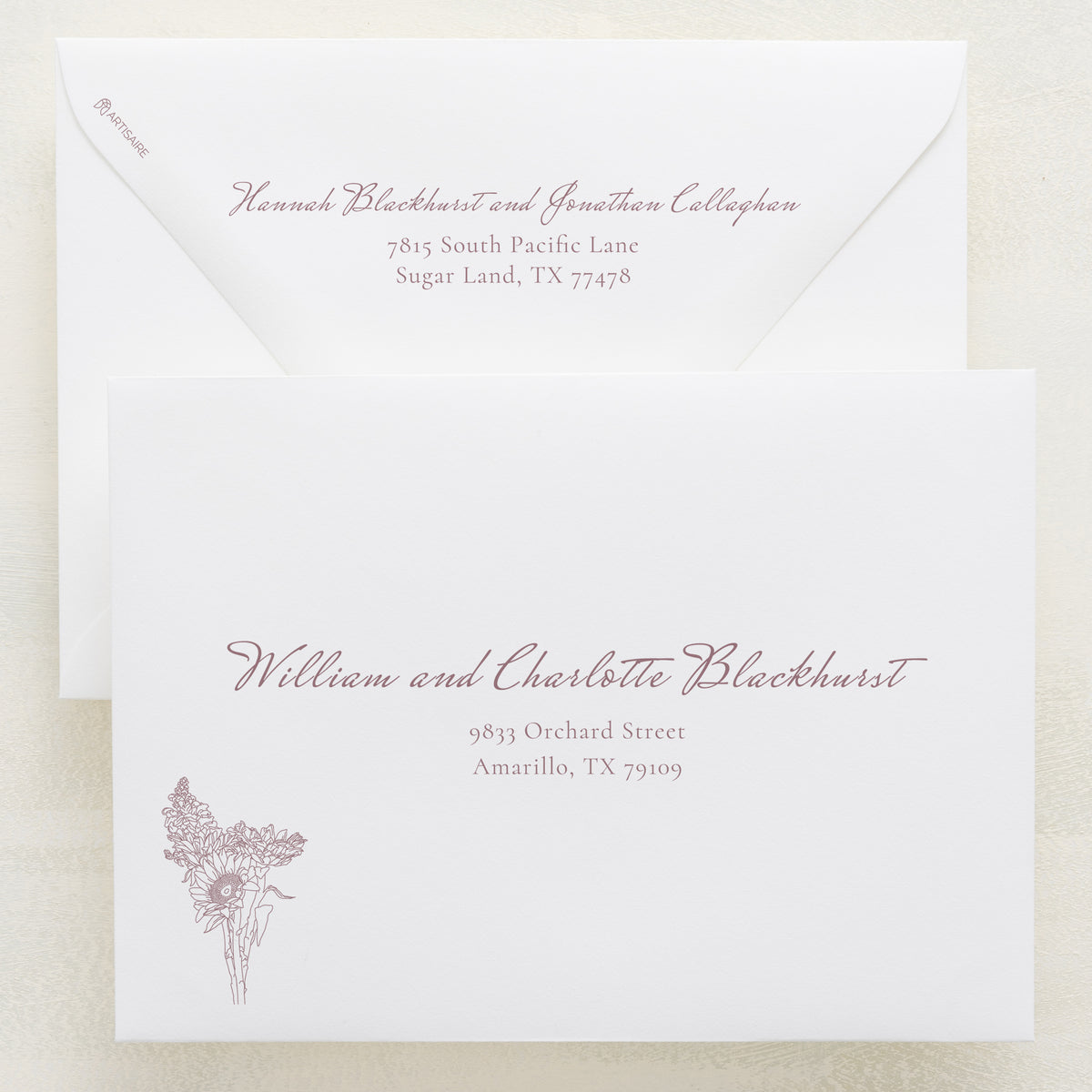 Midsummer Addressed Envelopes