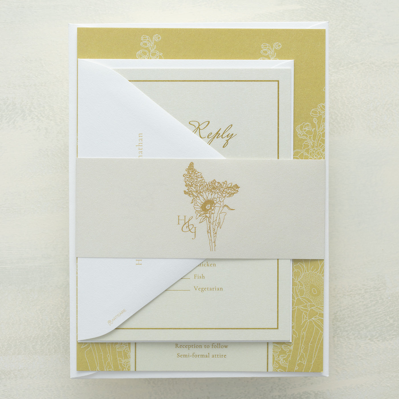 (Sample) Midsummer Wedding Invitations