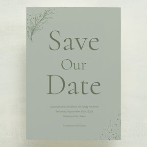 (Sample) Full Bloom Save The Date