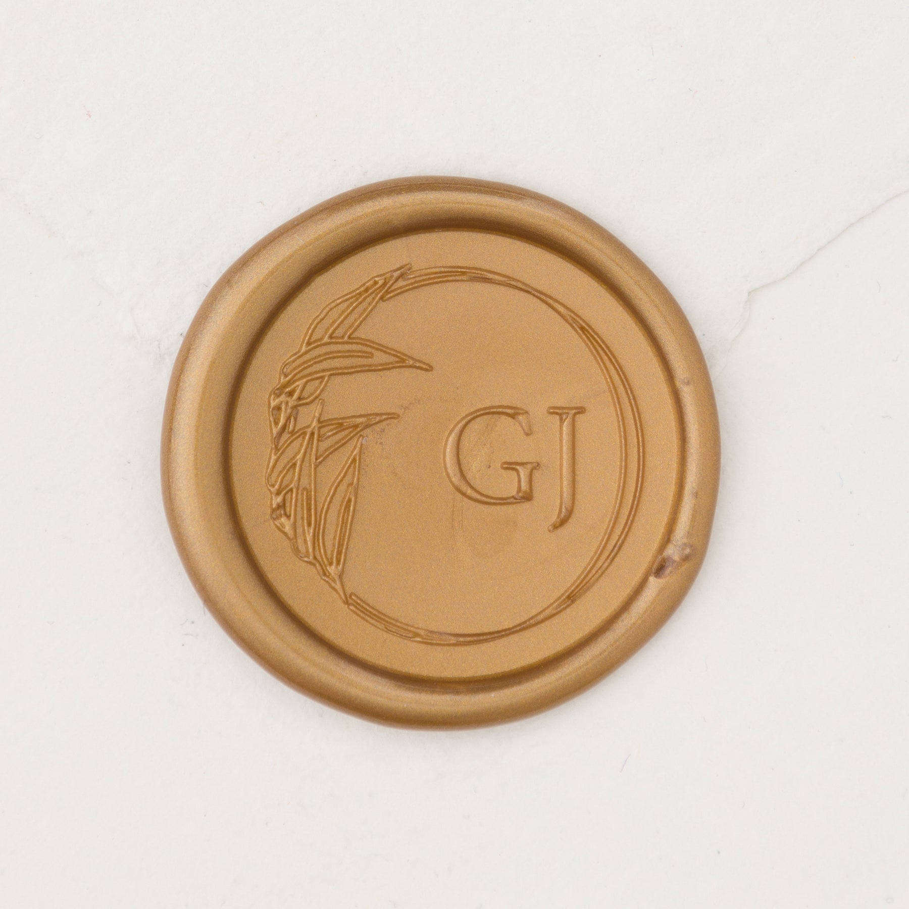 Full Bloom Monogram Wax Seals