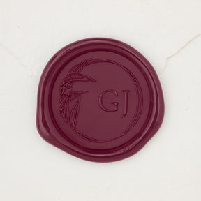 Full Bloom Monogram Wax Seals