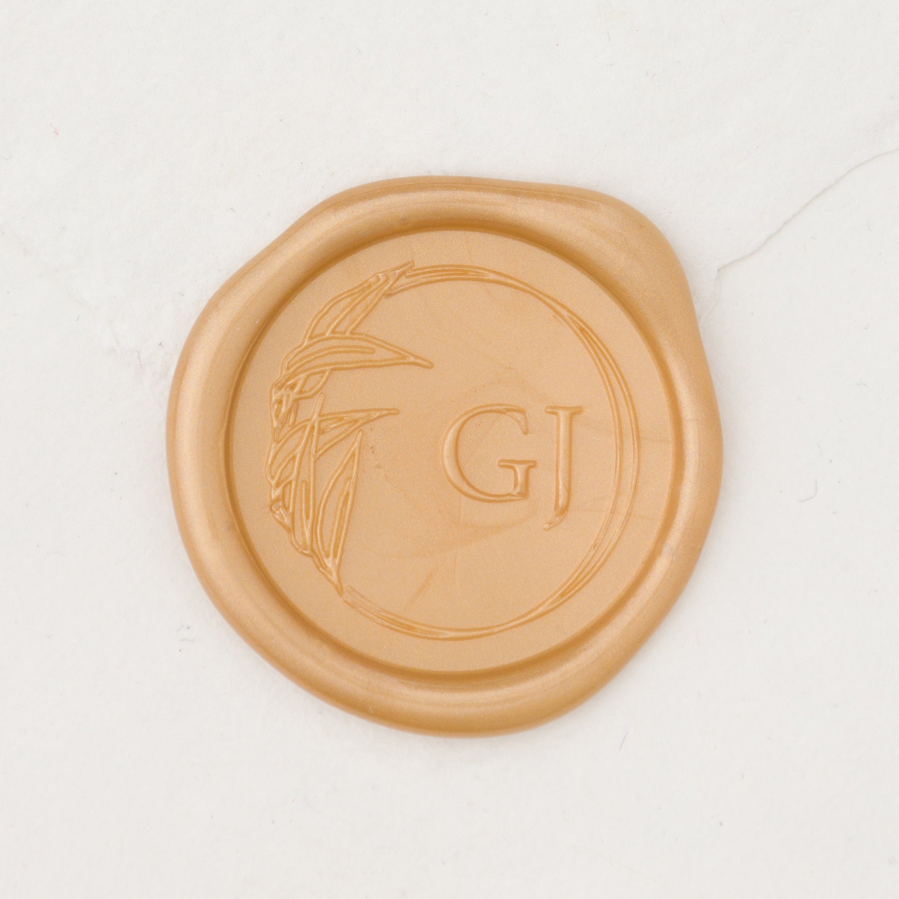 Full Bloom Monogram Wax Seals