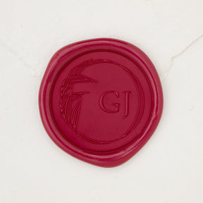 Full Bloom Monogram Wax Seals